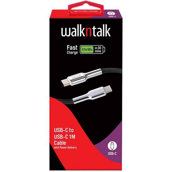 Walk N Talk Fast Charge USB-C To USB-C