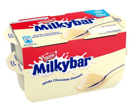Milkybar Smooth & Creamy White Chocolate Dessert (4 x 65g)