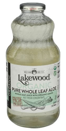Lakewood Organic Pure Aloe Whole Leaf Juice