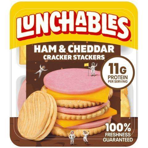 Lunchables Cracker Ham Cheddar Vanilla Cookie 3.5oz