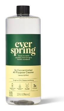 Everspring Ultra-Concentrated All Purpose Cleaner, Lemon-Mint (32 fl oz)