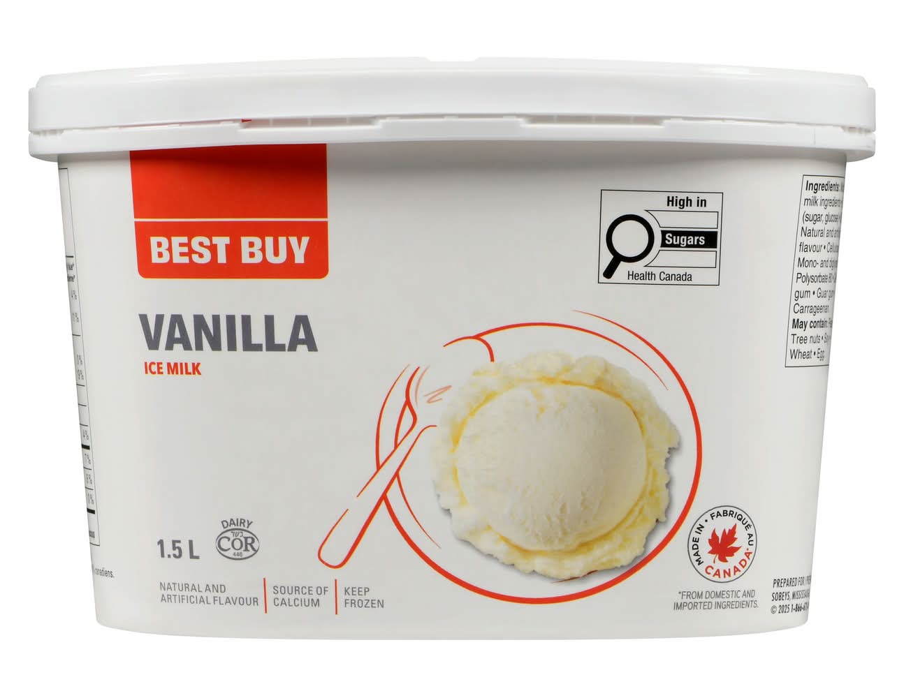 Best Buy Ice Milk, Vanilla (1.5 L)