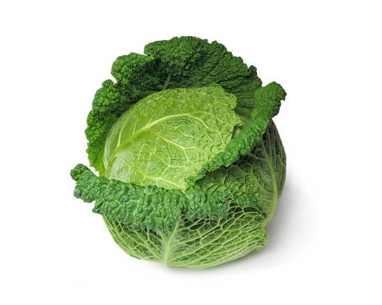 Savoy Green Cabbage (approx 2 lbs)