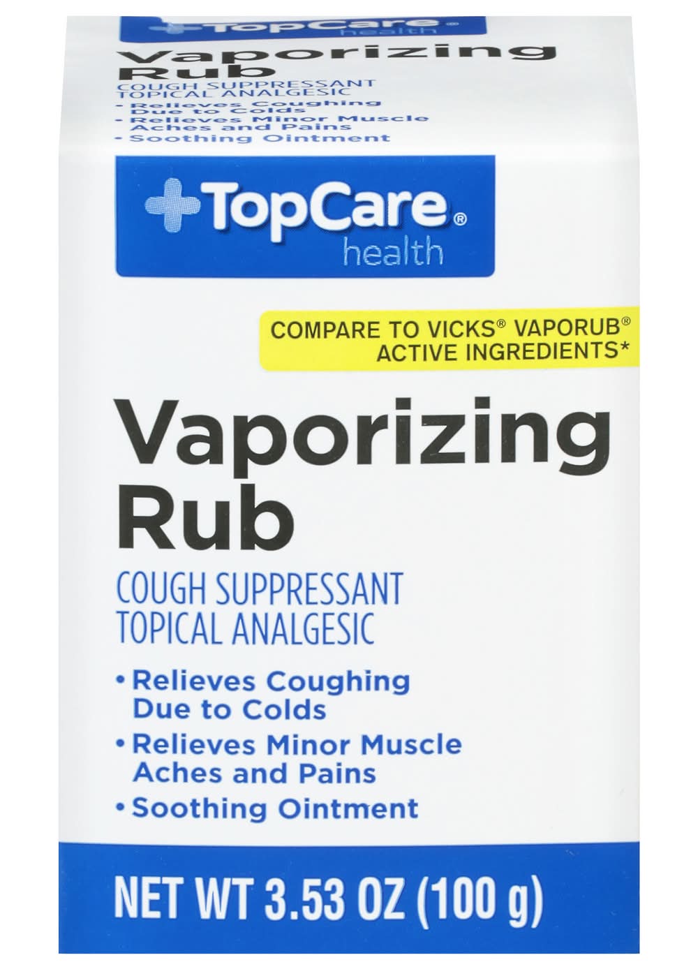 TopCare Medicated Chest Rub (3.5 oz)