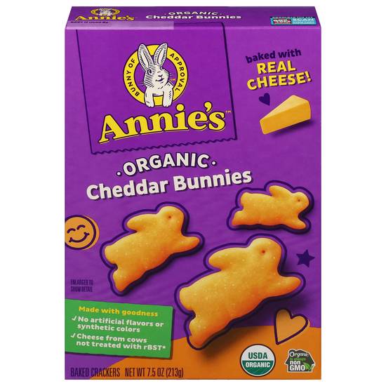 Annie's Organic Cheddar Bunnies Crackers