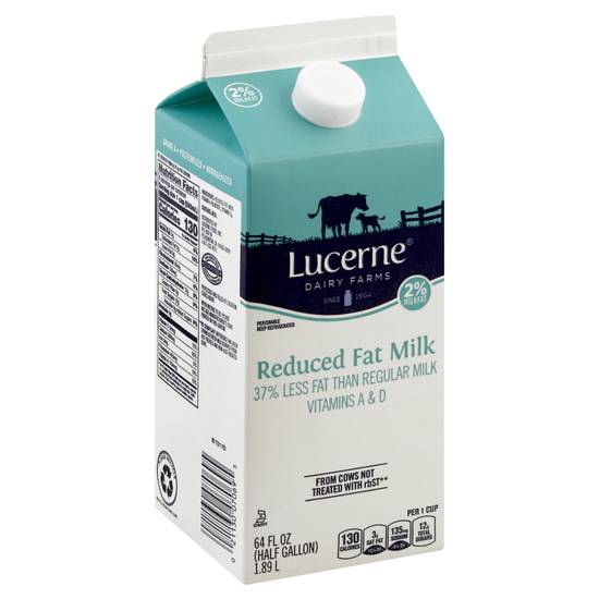 Lucerne Reduced Fat Milk 2% Milkfat (64 fl oz)