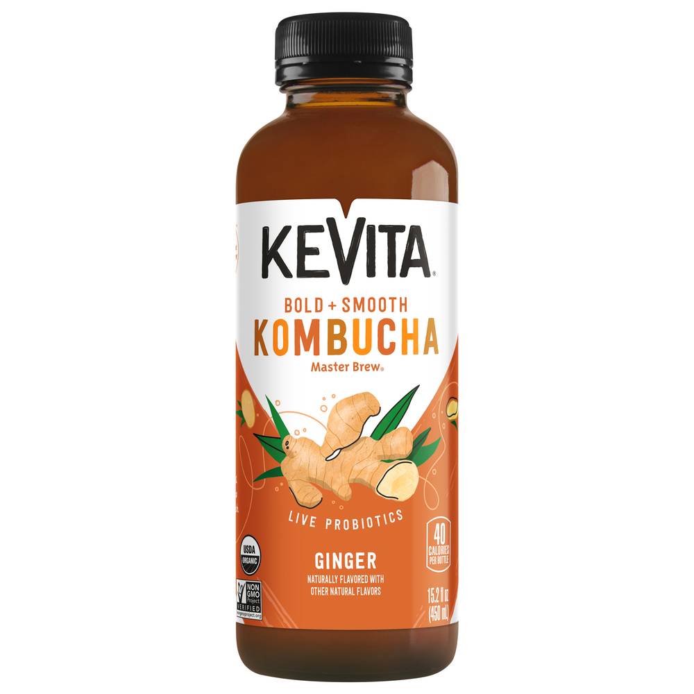 Kevita Master Brew Kombucha (15.2 fl oz) (ginger)