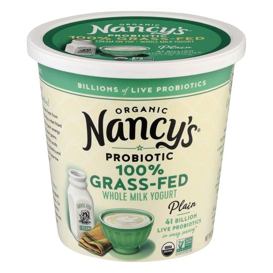 Nancy's Organic Grass-Fed Whole Milk Plain Yogurt (24 oz)