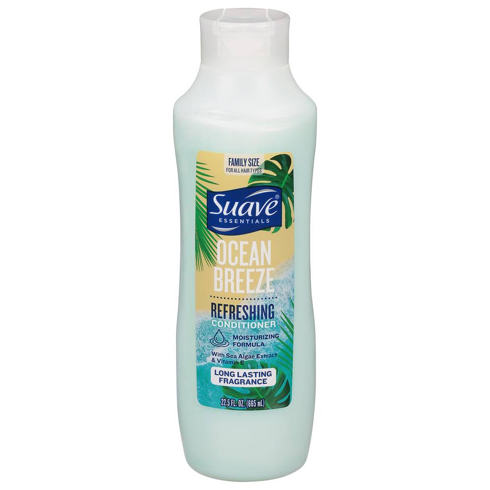 Suave Ocean Breeze Refreshing Conditioner Long Lasting Fragrance. (22.5 fl oz)