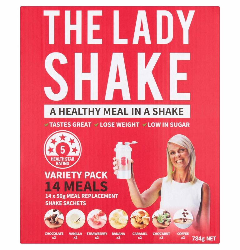 The Lady Shake Variety Pack Sachets 14pk