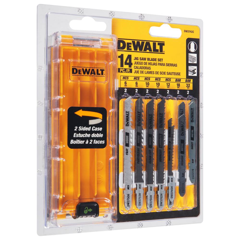 DeWalt Blade Set, Black White (14 ct)