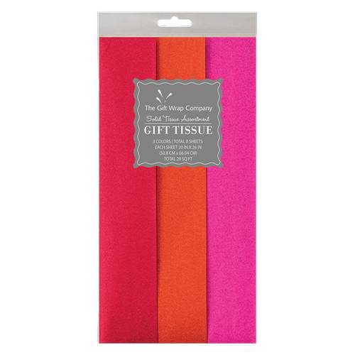The Gift Wrap Company Tri-Color Solid Gift Tissue (2oz bag)