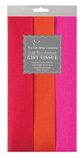 The Gift Wrap Company Tri-Color Solid Gift Tissue