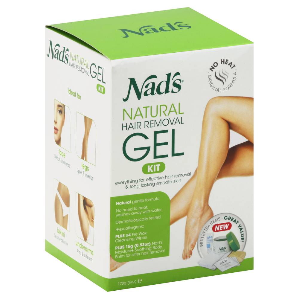 Nad's Original Formula Hair Removal Gel Kit (6 oz)