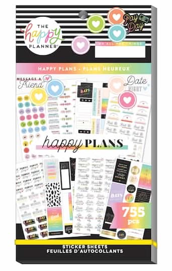 The Happy Planner Happy Plans Value pack Stickers (755 ct)
