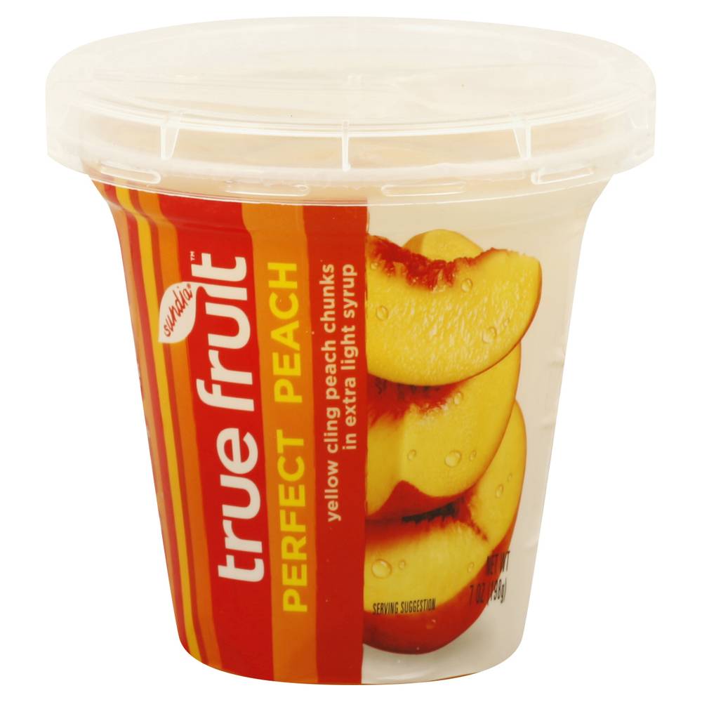 Del Monte Yellow Cling Peach Chunks in Extra Light Syrup (8.3 oz)