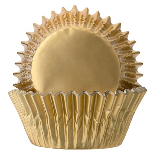Celebrate It Standard Foil Baking Cups, Gold (24 ct)