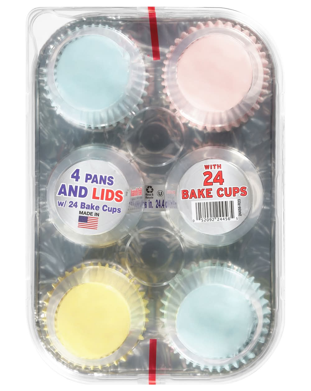 Handi-Foil Pans and Lids With Bake Cups (24 ct)