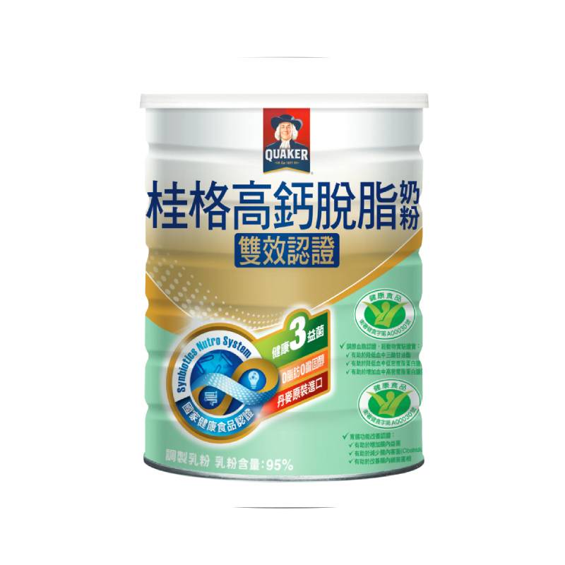 桂格雙認證高鈣脫脂奶粉750g <750g克 x 1 x 1Can罐>