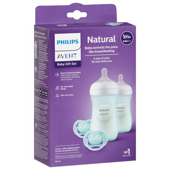 Philips Avent 1m+ Natural Baby Gift Set 4 Pieces