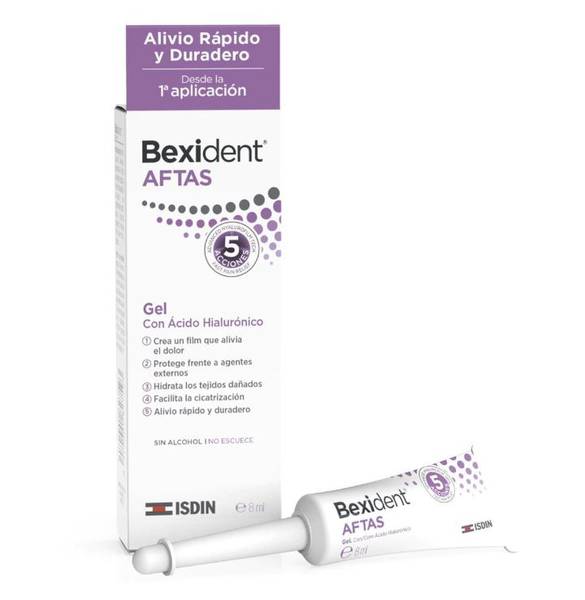 Isdin bexident aftas gel con ácido hialurónico (8 ml)