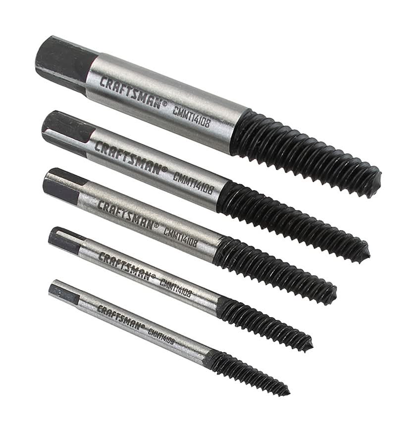 CRAFTSMAN 5 -Pack Steel 5-in Screw extractor set