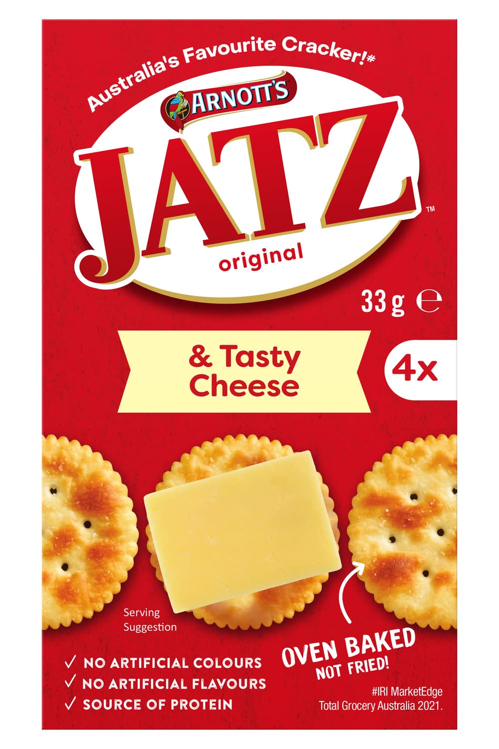 Primo Arnotts Jatz and Tasty Cheese Snack 33g