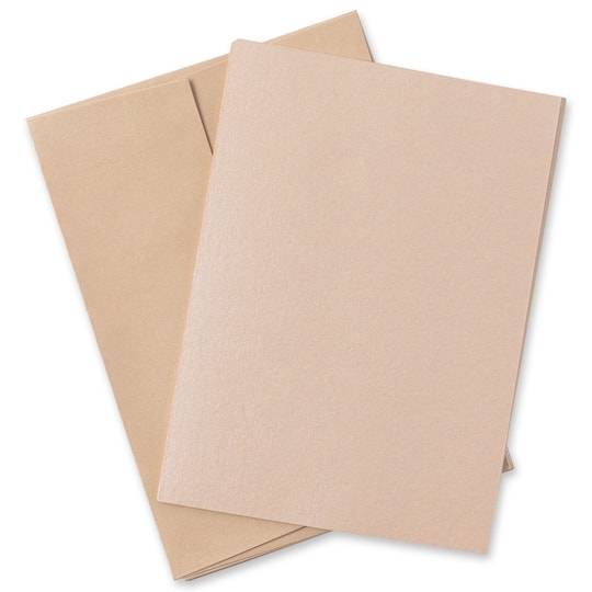 Recollections Cards & Envelopes, 5" X 7", Gold (10 ct)