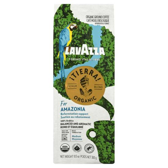 Lavazza Tierra Organic Ground Coffee (10.5 oz)