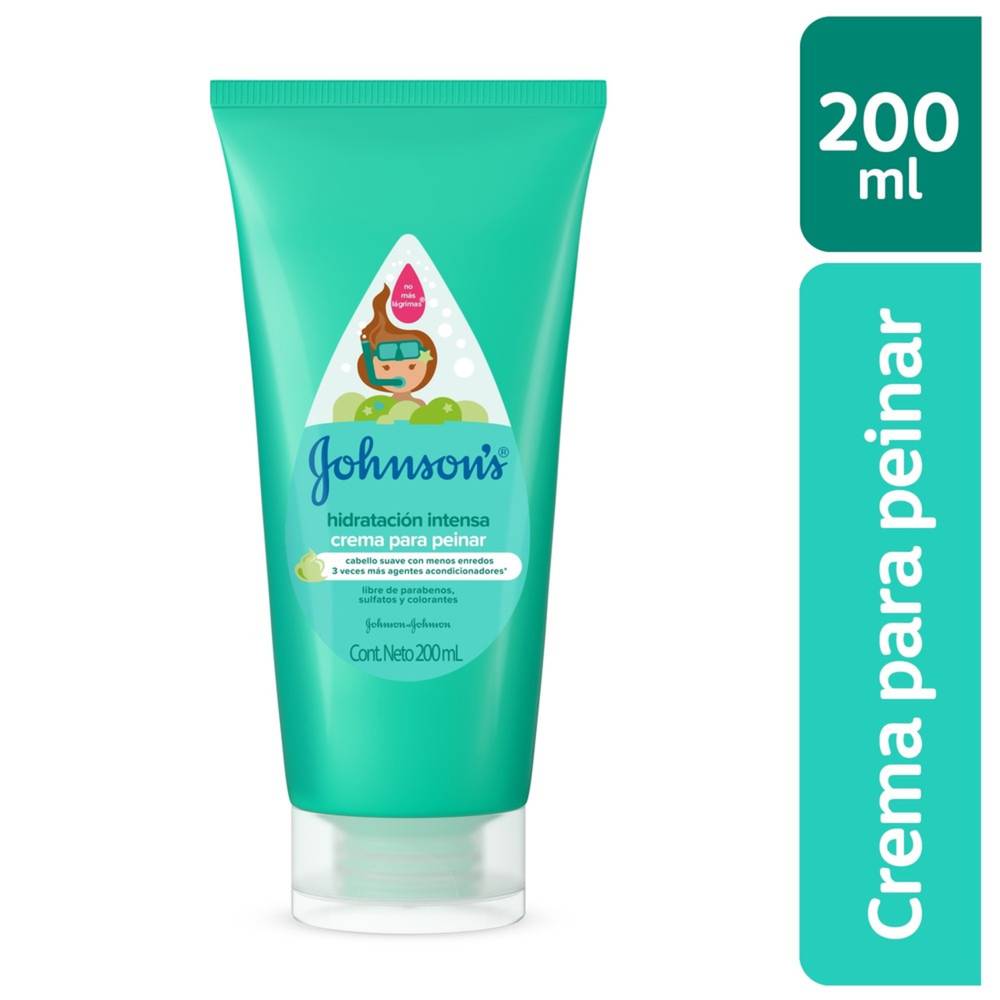 Johnson's · Crema para peinar hidratación intensa (200 ml)