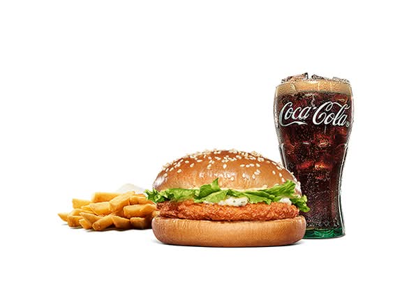タルタルチキン バーガーセット / Tartar Chicken Burger Set