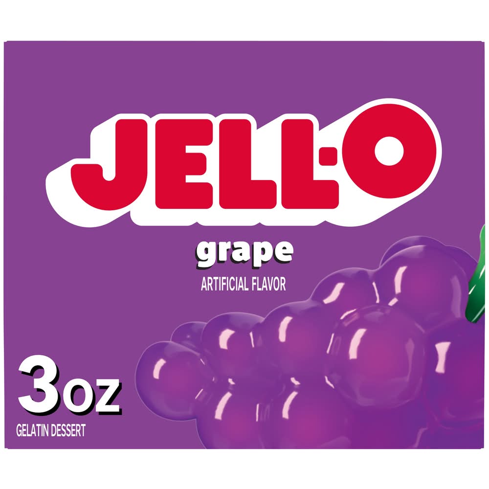 Jell-O Gelatin Dessert Grape Instant Mix (85 g)