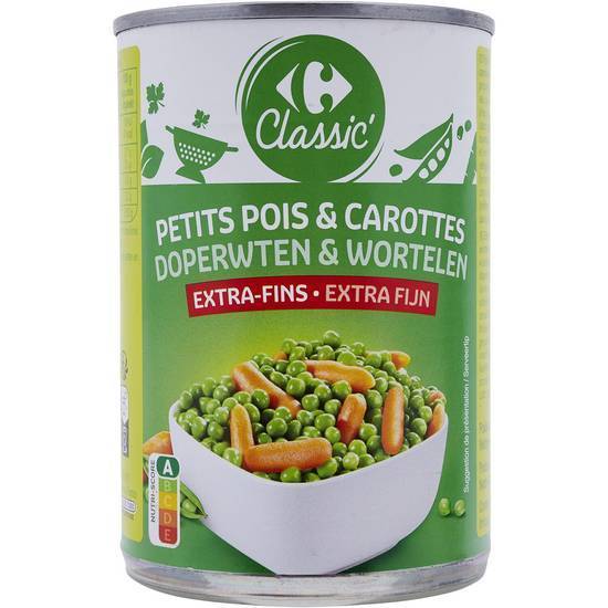 Carrefour Classic' - Petits pois et carottes extra fins