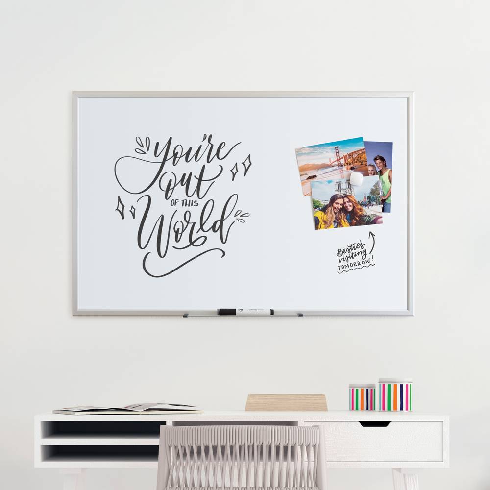 Les Produits U Aluminum Frame Magnetic Dry Erase Board