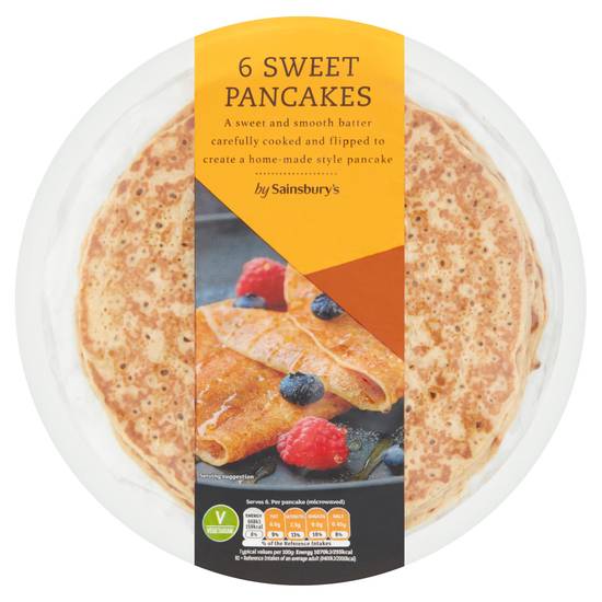Sainsbury's Sweet Pancakes x6 375g