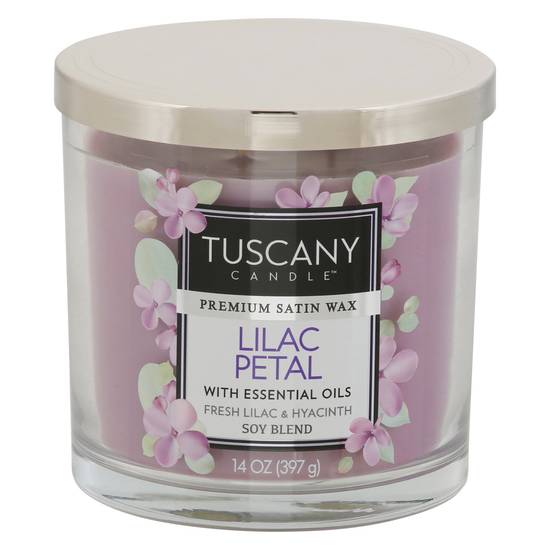 Tuscany Candle Soy Blend Lilac Petal Candle (1 candle)