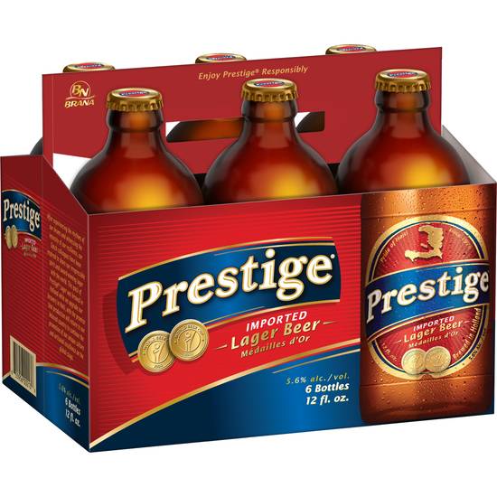 Prestige Lager Beer (6 ct, 12 fl oz)