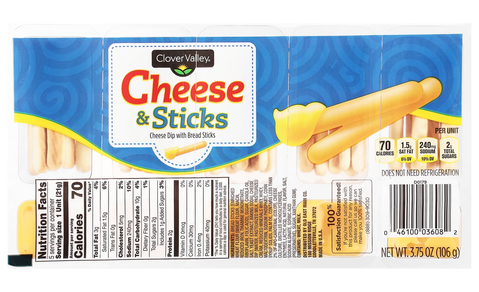 Clover Valley Cheese & Sticks (3.75 oz)