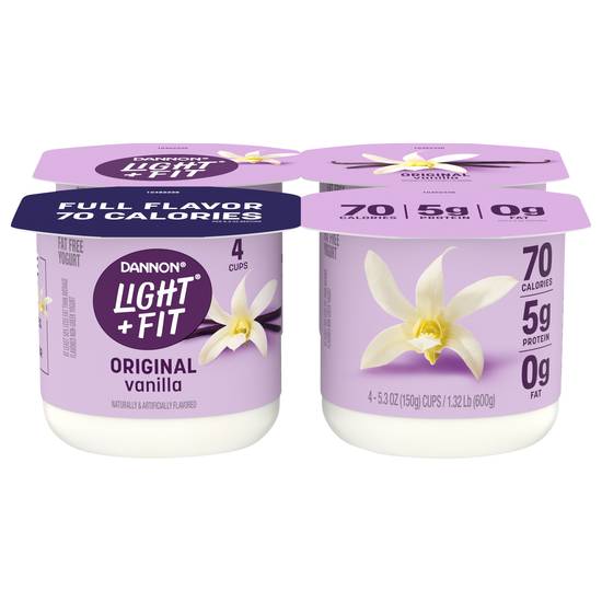 Light & Fit Nonfat Vanilla Yogurt (4 ct)