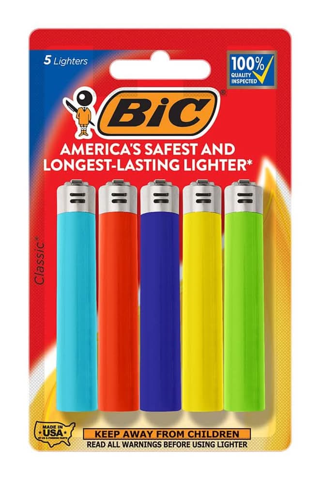Bic Pocket Lighter (5-Pack)