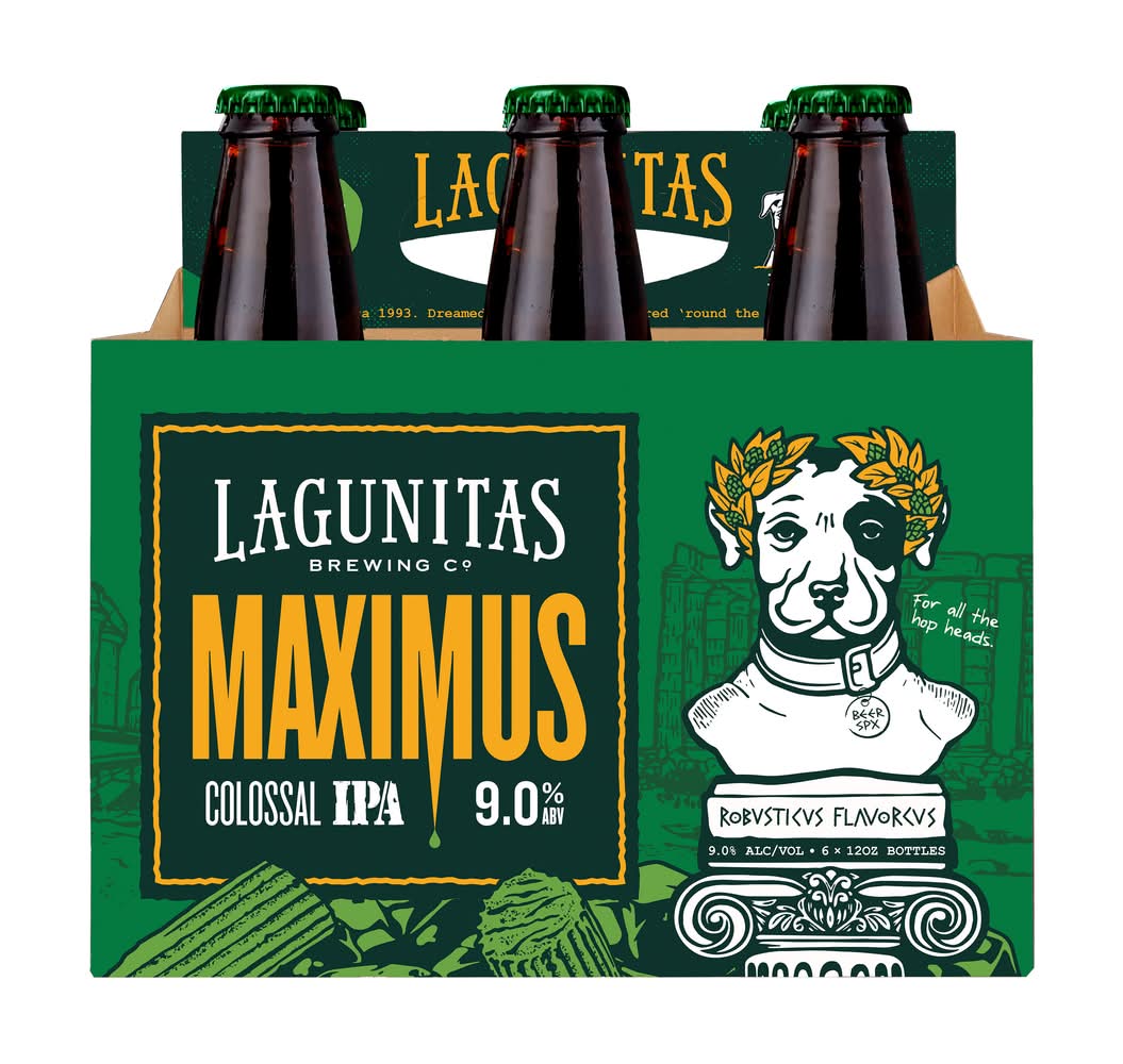 Lagunitas Unlimited Maximus Ipa Ale Beer (6 x 12 fl oz)
