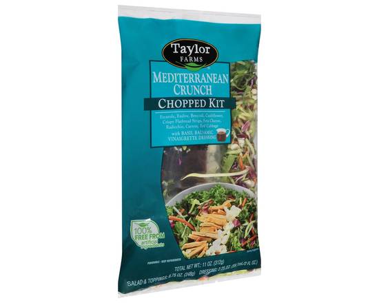 Order Taylor Farms · Mediterranean Crunch Chopped Salad Kit (11 oz) food online from Safeway store, Butte on bringmethat.com