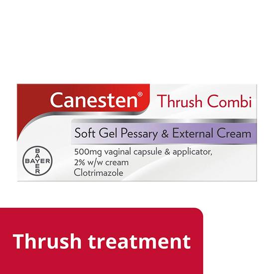 Canesten Thrush Combi Soft Gel Pessary & External Cream