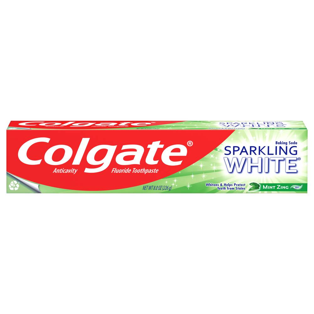 Colgate Sparkling White Anticavity Fluoride Mint Zing Toothpaste