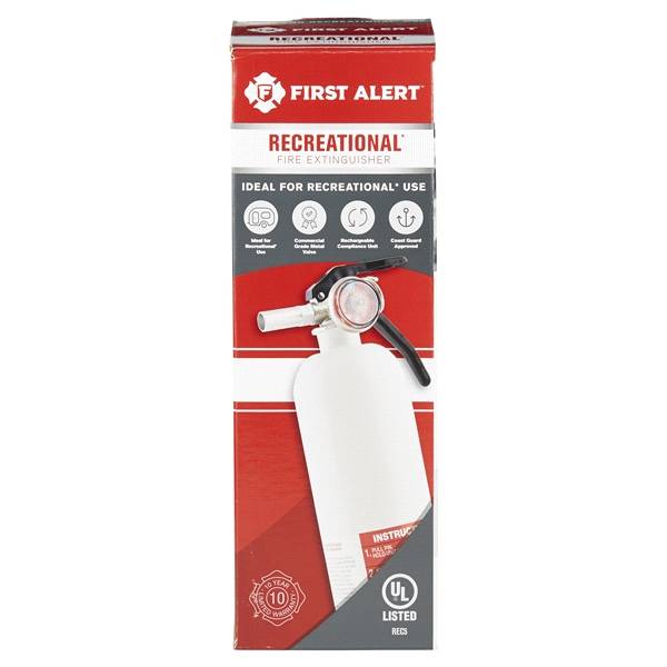 First Alert Rec5 Rechargeable Recreational Fire Extinguisher