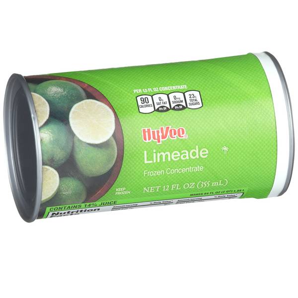 Hy-Vee Frozen Concentrate Juice Drink, Limeade (12 fl oz)