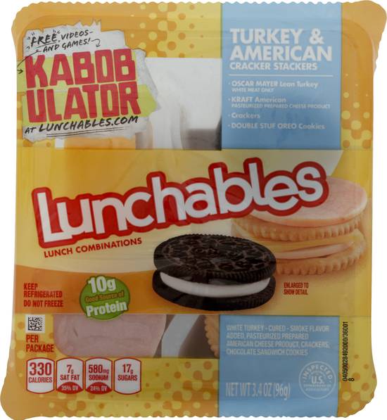 Lunchables Turkey and American Cracker Stackers