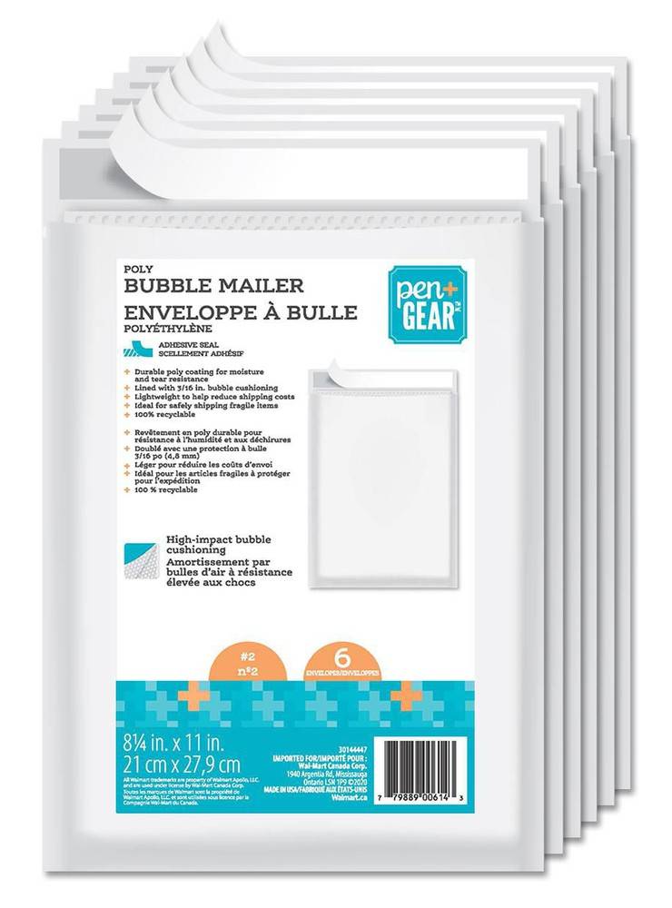 Pen+Gear Poly Bubble Mailer 2 Delivery Near Me Order Online Uber Eats