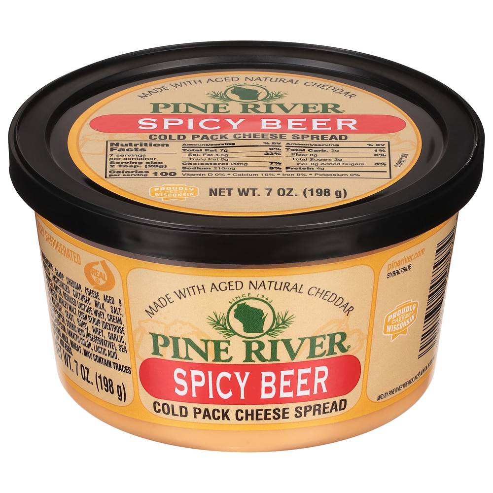 Pine River Cheese Spread Spicy Beer (7 oz)