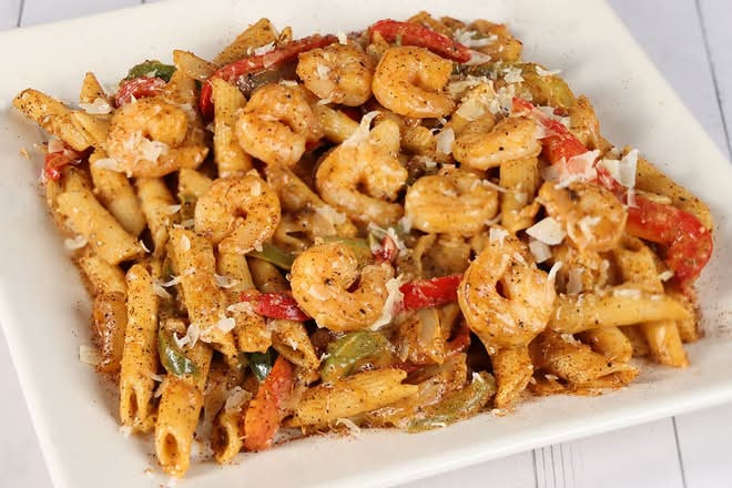 New Orleans Cajun Shrimp Pasta